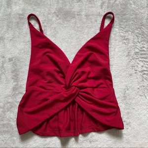 red crop top